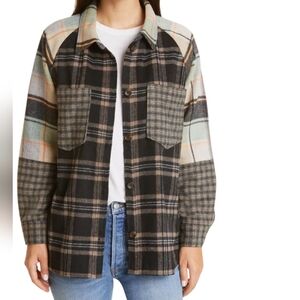 Rails Ridley Patchwork Flannel Shirt Jacket... Size Small (4-6)